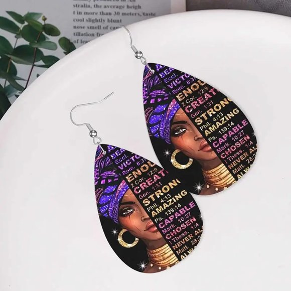 BOGO 50% Off Teardrop Dangle Retro Elegant Vintage Style Earrings - Picture 4 of 11